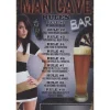 Man Cave rules - metalen bord