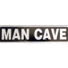 Man Cave zwart - metalen bord