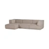 Manu Bank Chaise longue Links Grove chenille Naturel