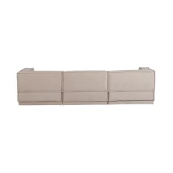 Manu Bank Chaise longue Links Grove chenille Naturel