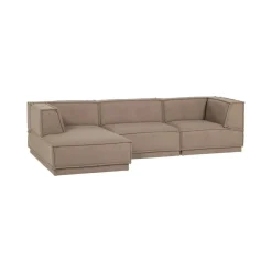 Manu Bank Chaise longue Links Teddy Taupe