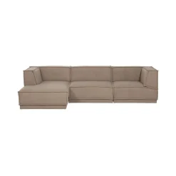 Manu Bank Chaise longue Links Teddy Taupe