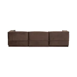 Manu Bank Chaise longue Links Velvet Bruin