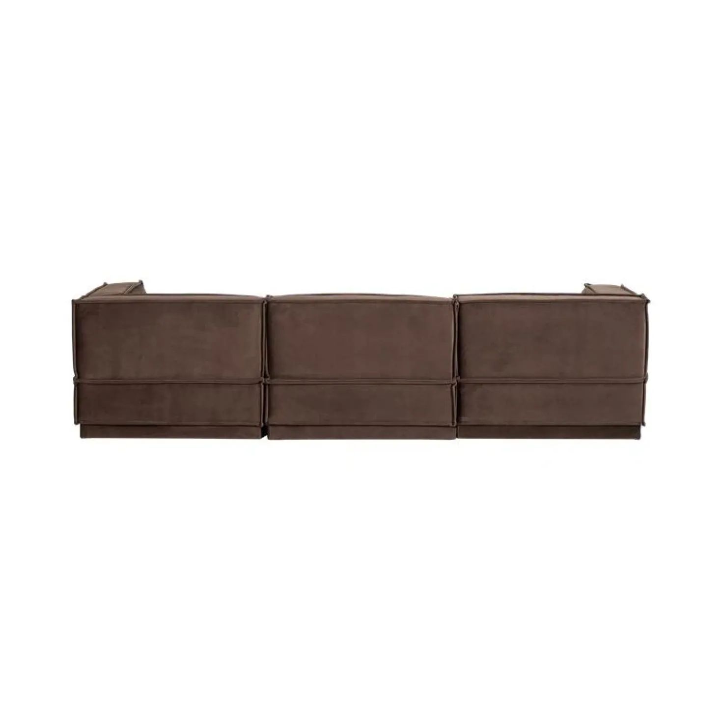 Manu Bank Chaise longue Links Velvet Bruin