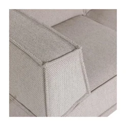 Manu Bank Chaise longue Rechts Grove chenille Naturel