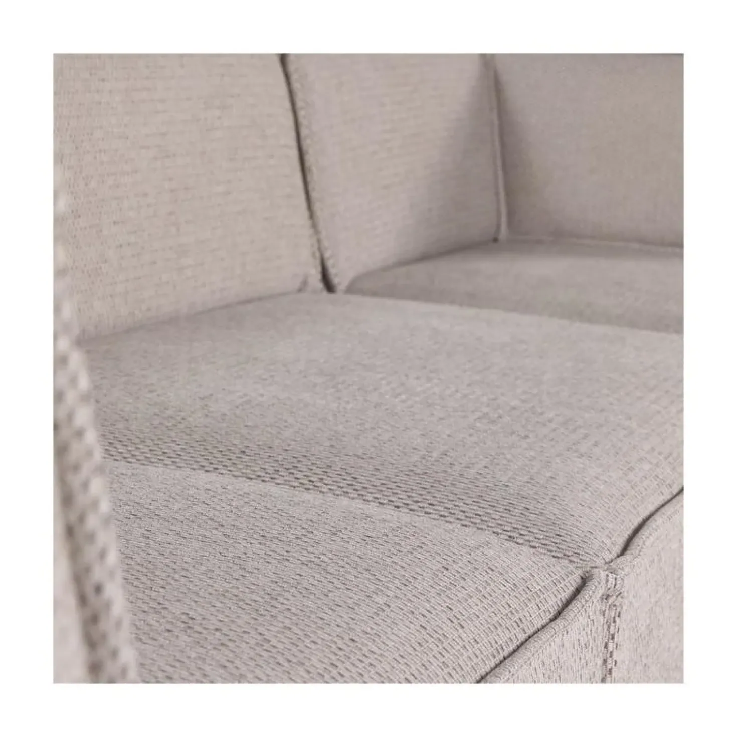 Manu Bank Chaise longue Rechts Grove chenille Naturel
