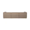 Manu Bank Chaise longue Rechts Teddy Taupe