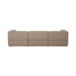 Manu Bank Chaise longue Rechts Teddy Taupe
