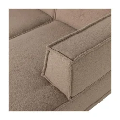 Manu Bank Chaise longue Rechts Teddy Taupe