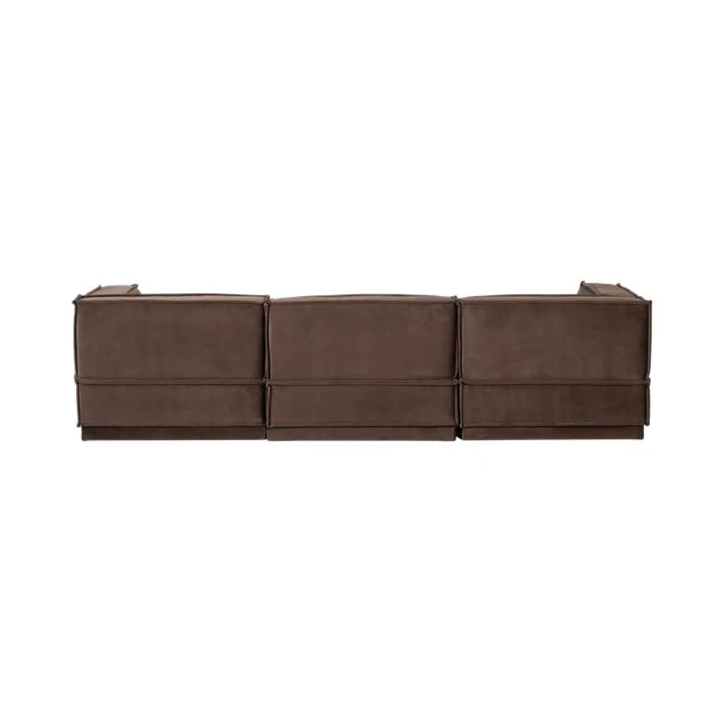 Manu Bank Chaise longue Rechts Velvet Bruin