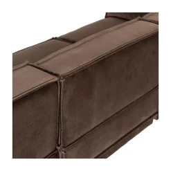 Manu Bank Chaise longue Rechts Velvet Bruin