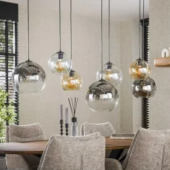 Marble 7-lichts glazen hanglamp