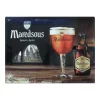 Maredsous bier - metalen bord