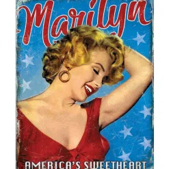 Marilyn Monroe Sweetheart - metalen bord