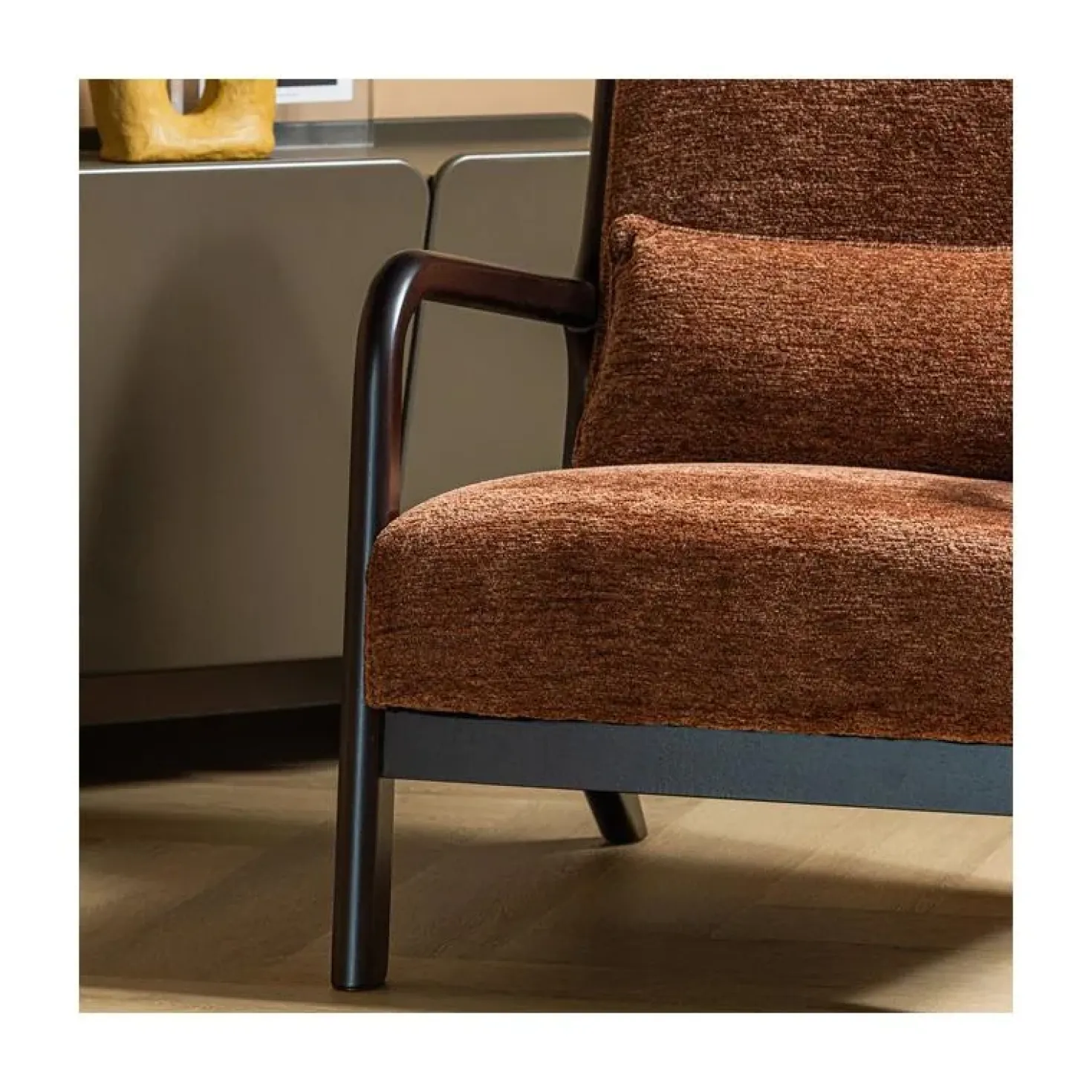 Mark Fauteuil Chenille Bruin