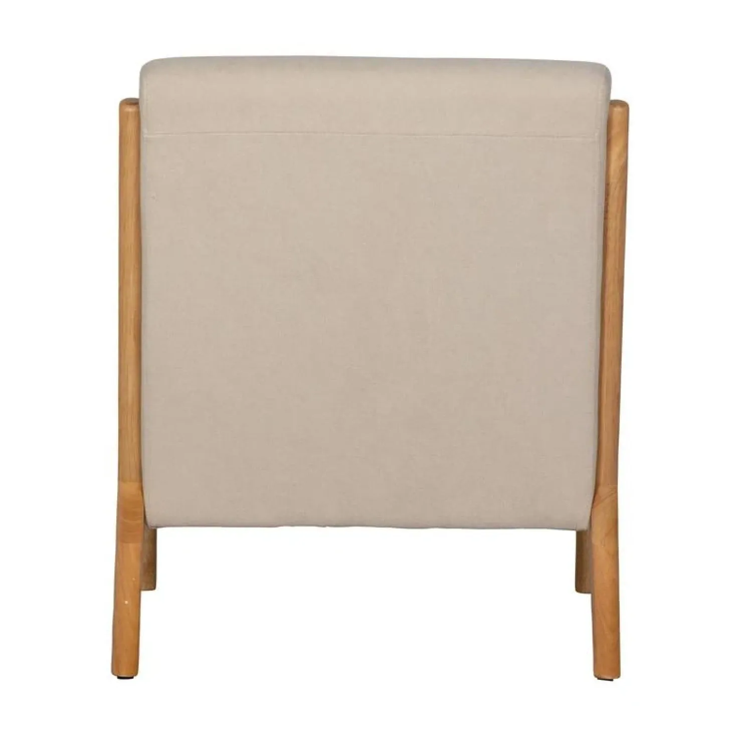 Mark Fauteuil Geweven Stof Naturel