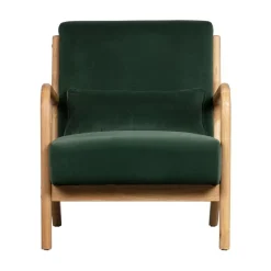 Mark Fauteuil Velvet Flesgroen