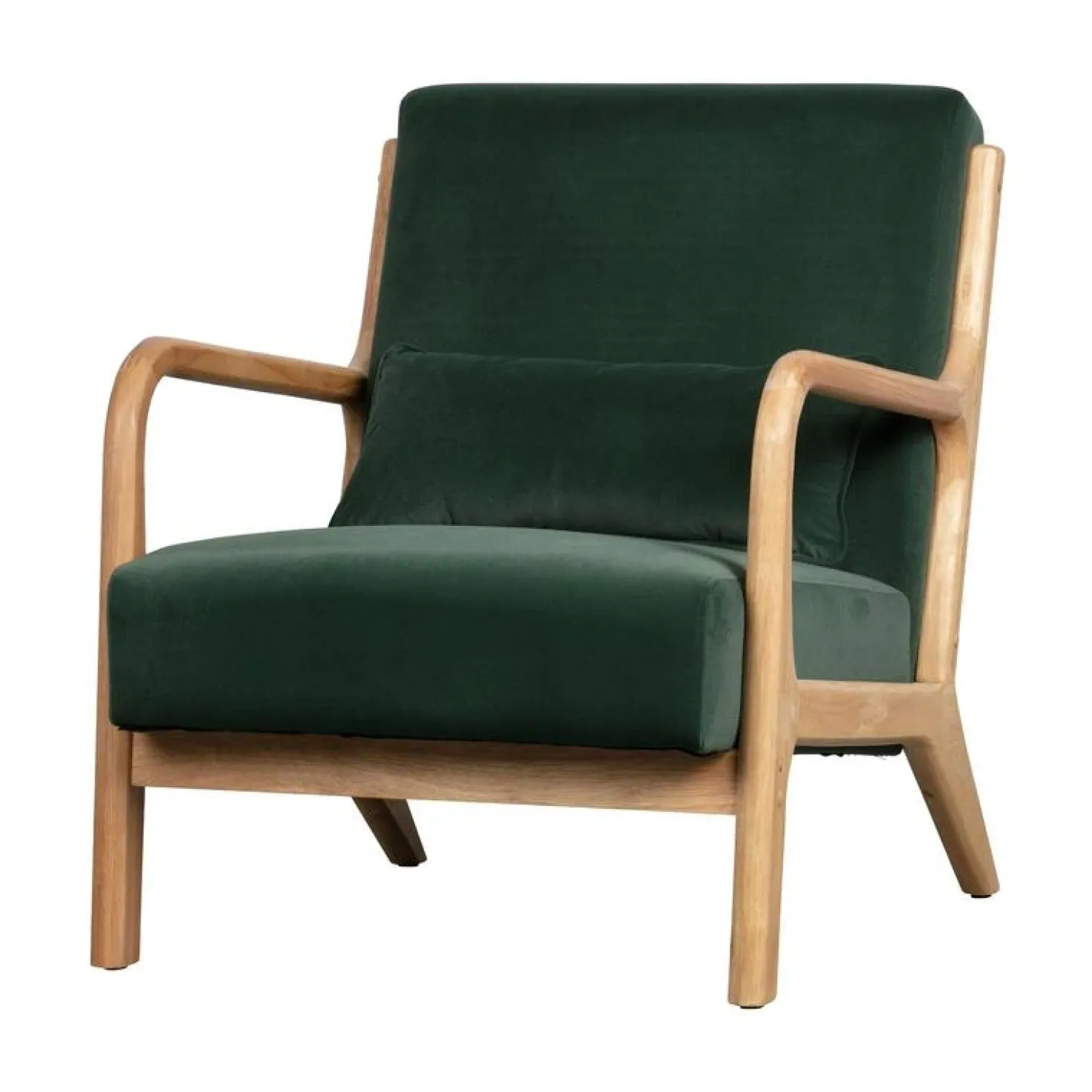 Mark Fauteuil Velvet Flesgroen