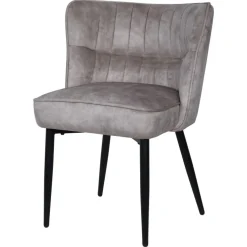 Maro Eetkamerstoel Taupe Velvet
