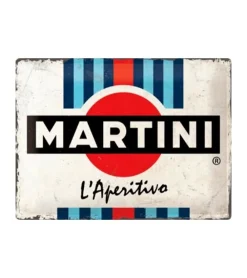 Martini l’aperitivo - metalen bord
