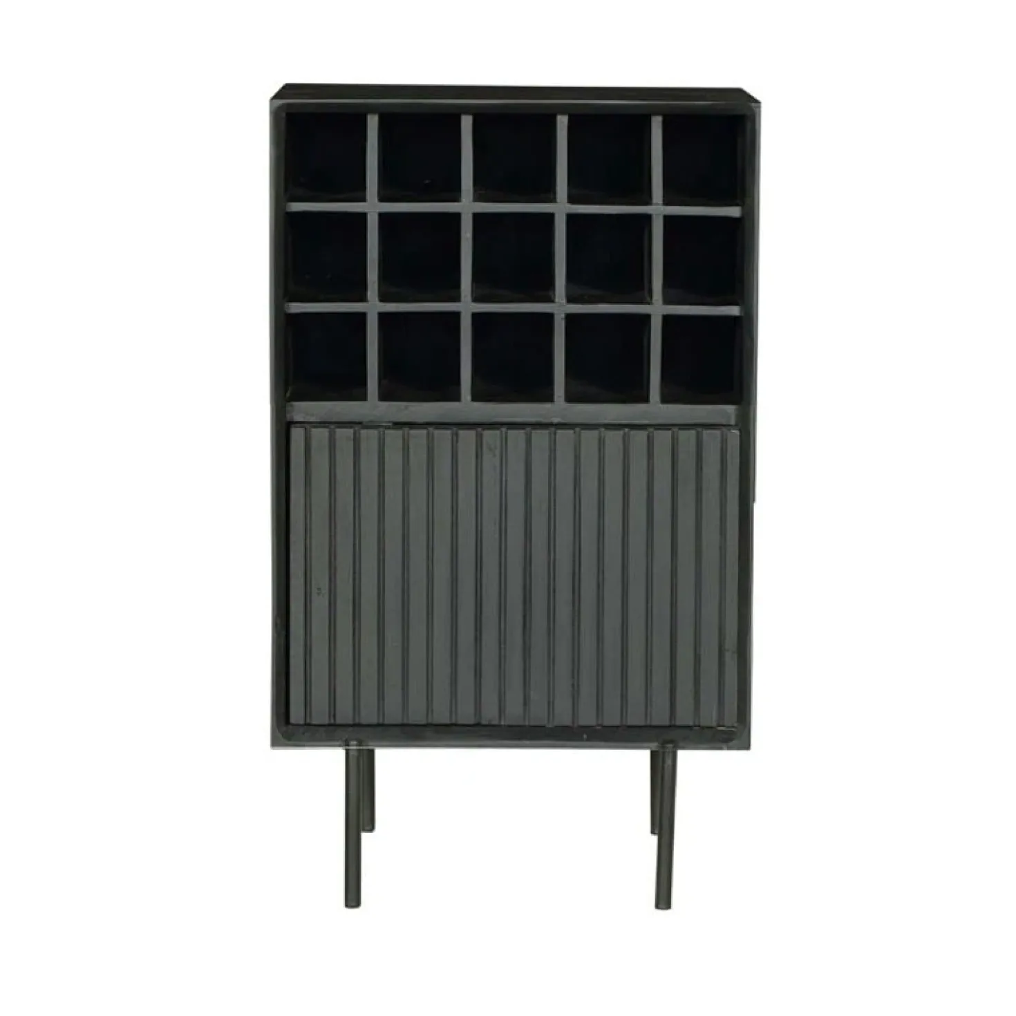 Martin Wijnkast Zwart 55cm