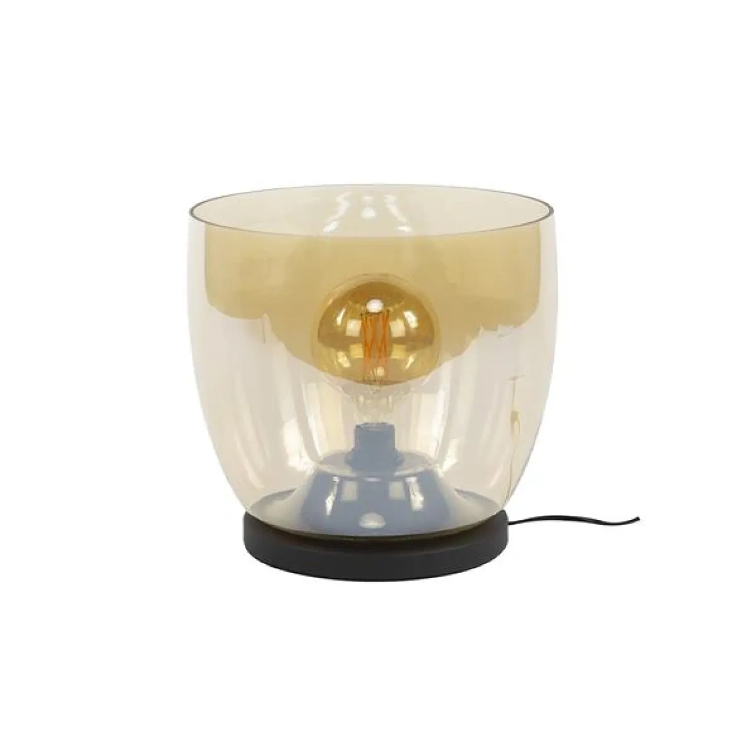 Masuka 1-lichts Vloerlamp Amber M 32cm