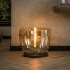 Masuka 1-lichts Vloerlamp Amber L 41cm