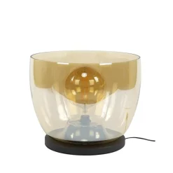 Masuka 1-lichts Vloerlamp Amber L 41cm