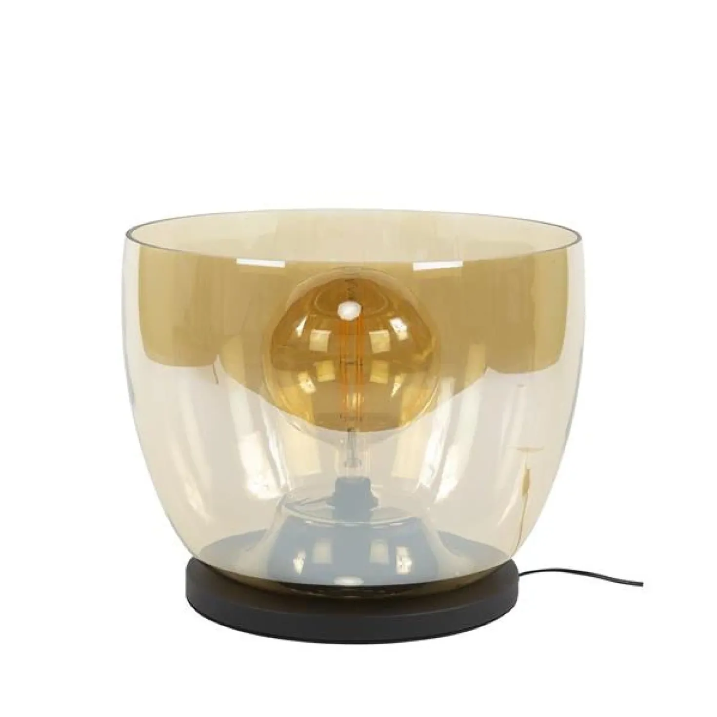 Masuka 1-lichts Vloerlamp Amber L 41cm