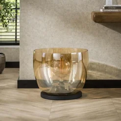 Masuka 1-lichts Vloerlamp Amber L 41cm