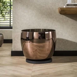 Masuka 1-lichts Vloerlamp Koper L 41cm