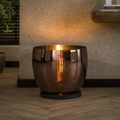 Masuka 1-lichts Vloerlamp Koper L 41cm