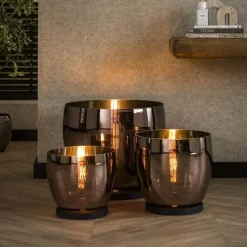 Masuka 1-lichts Vloerlamp Koper M 32cm