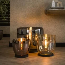 Masuka 1-lichts Vloerlamp Smoke L 41cm