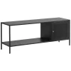 Mathilde TV meubel zwart metaal 120cm
