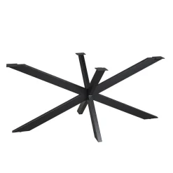 Matrixpoot Zwart Ovaal/Rechthoek 190cm