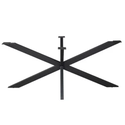 Matrixpoot Zwart Ovaal/Rechthoek 190cm