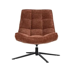 Maudi Draaifauteuil Chenille Bruin
