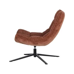 Maudi Draaifauteuil Chenille Bruin