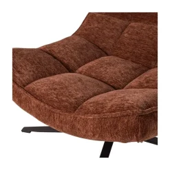 Maudi Draaifauteuil Chenille Bruin