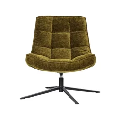Maudi Draaifauteuil Chenille Groen