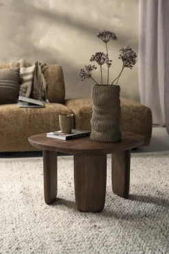 Maud Salontafel Bruin mangohout 65cm
