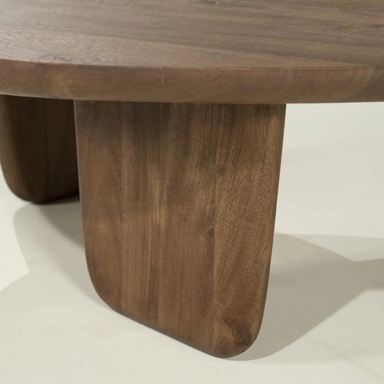 Maud Salontafel Bruin mangohout 100cm