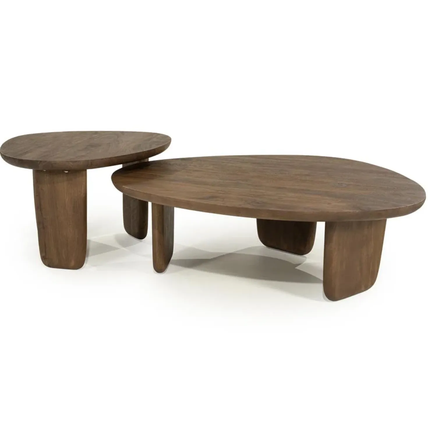 Maud Salontafel Bruin mangohout 100cm
