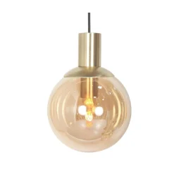 Maya 6+3 lichts Hanglamp Amber