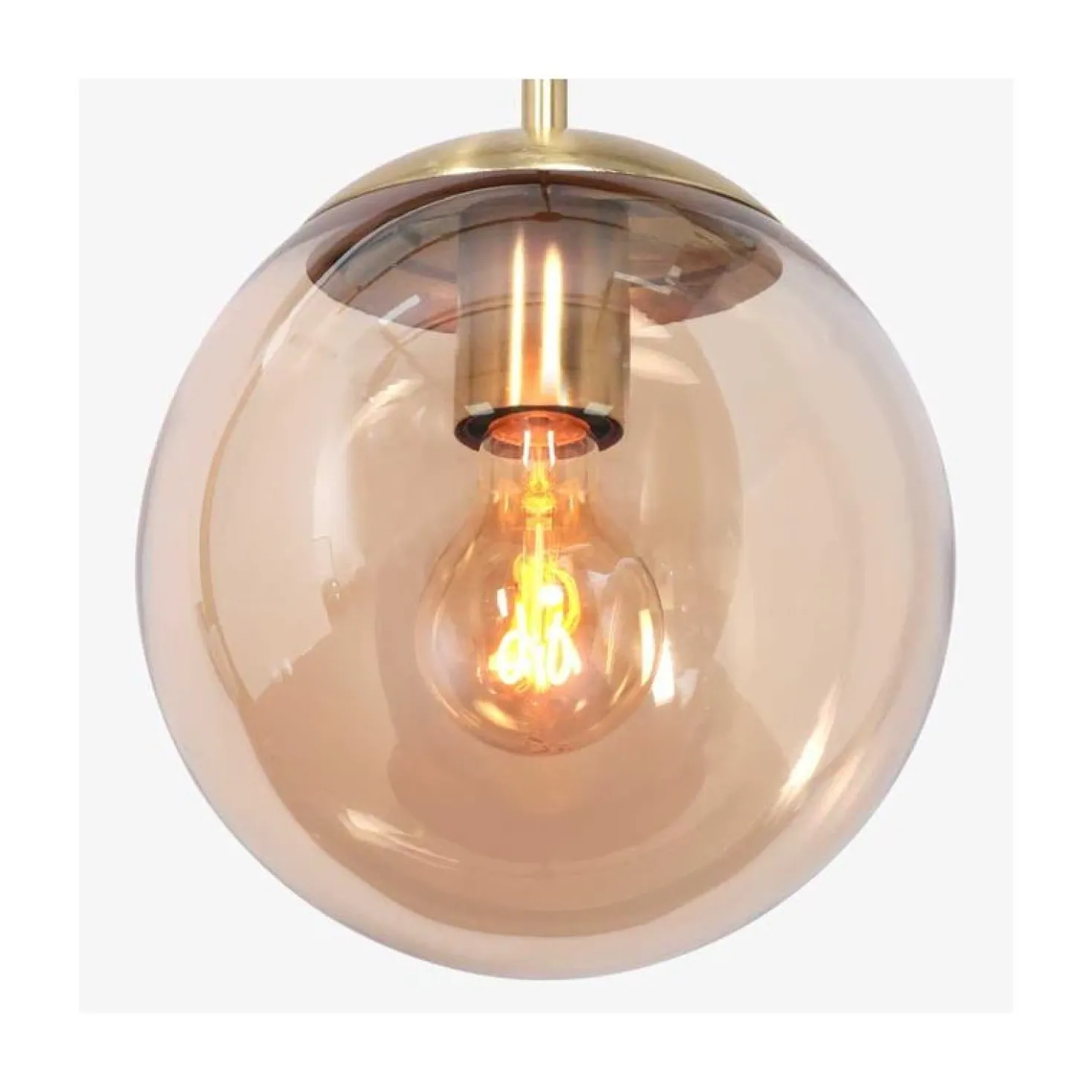 Maya 1-lichts Hanglamp 30cm Amber