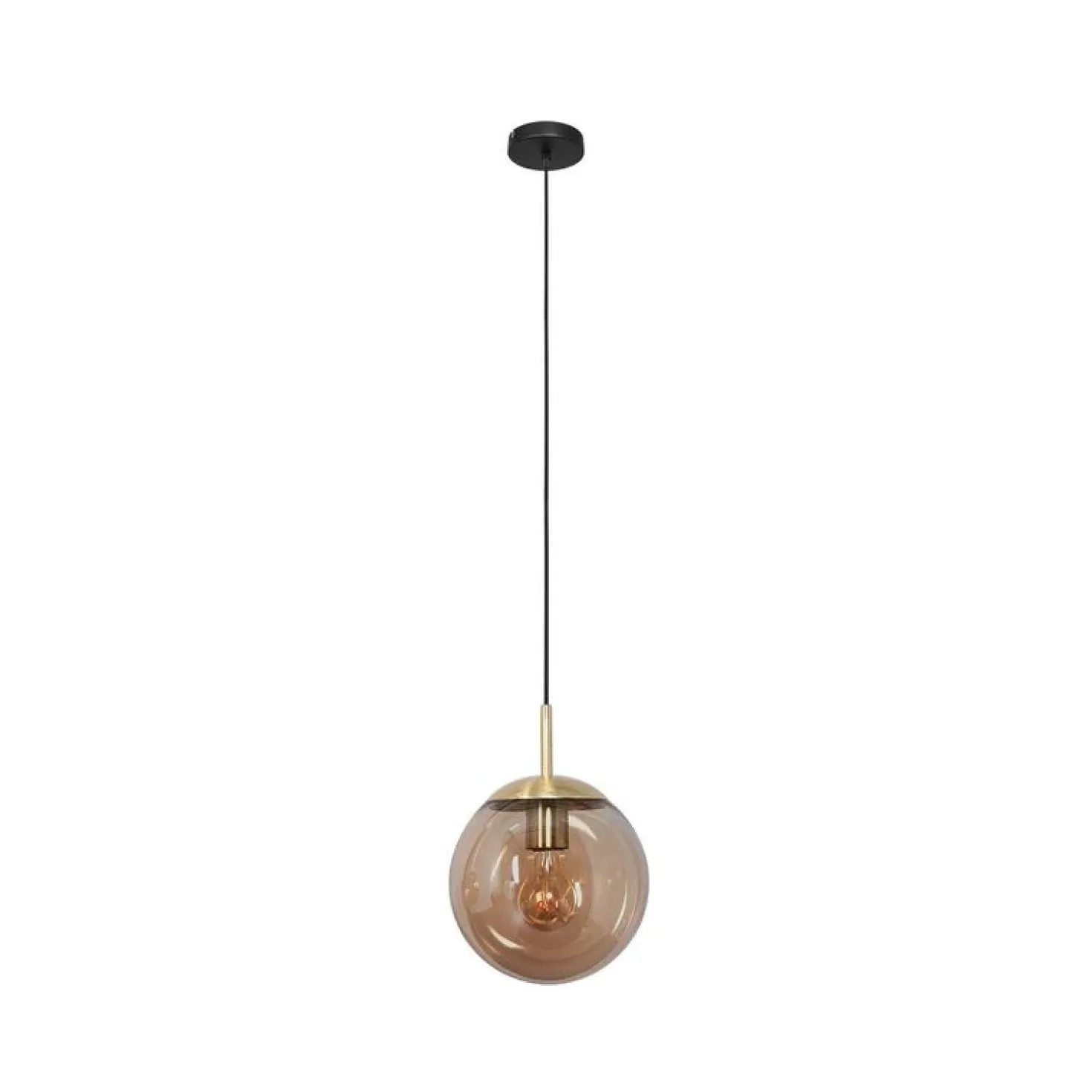 Maya 1-lichts Hanglamp 30cm Amber