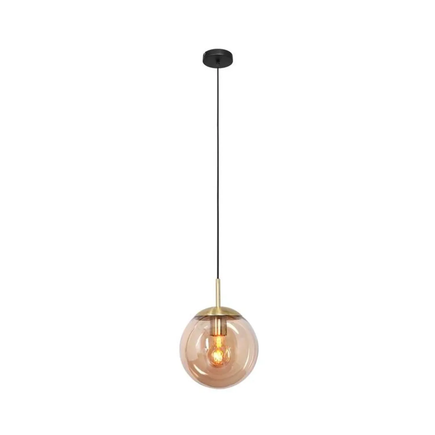 Maya 1-lichts Hanglamp 20cm Amber
