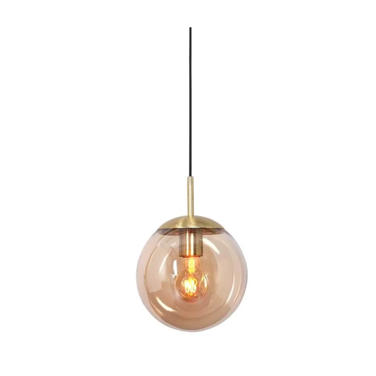 Maya 1-lichts Hanglamp 20cm Amber