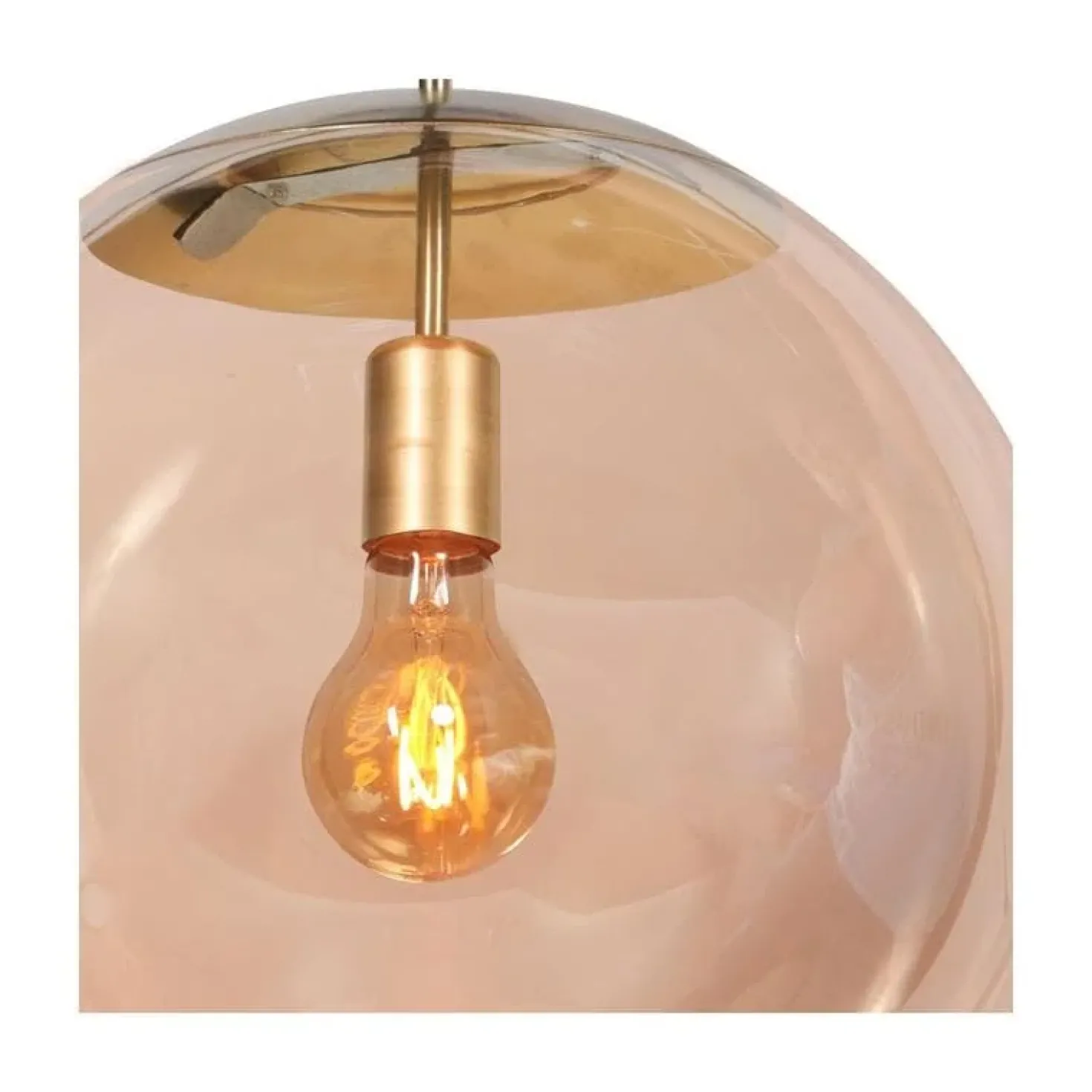 Maya 1-lichts Hanglamp 40cm Amber